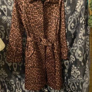 Cheetah design coat.